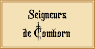 Bannière des Seigneurs de Comborn (légende)